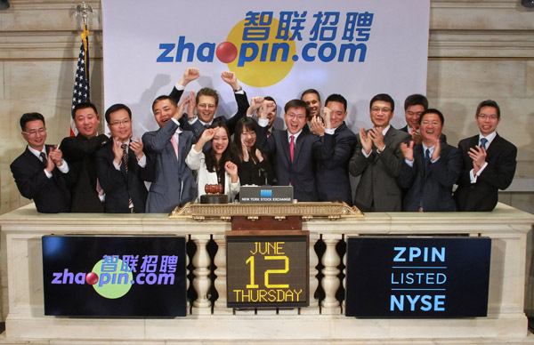 Zhaopin IPO raises $76m on NYSE