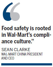 Wal-Mart to triple efforts on food safety