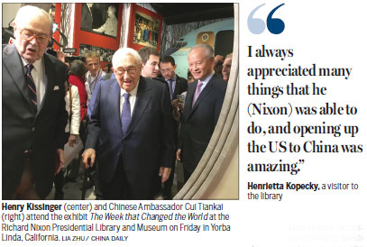 Renovated Nixon Library highlights his China legacy