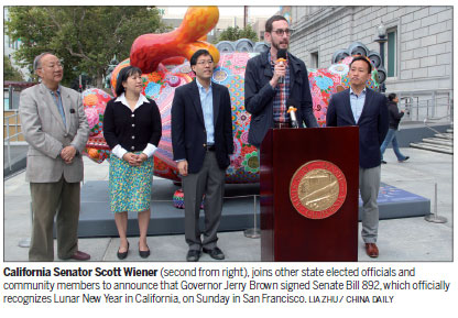 California makes Lunar New Year official holiday