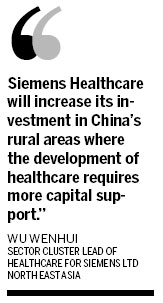 Siemens' health unit to focus on smaller cities