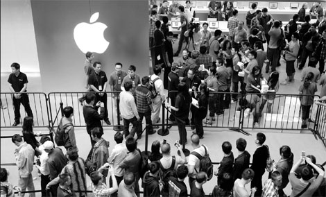 Apple opens new Shanghai store