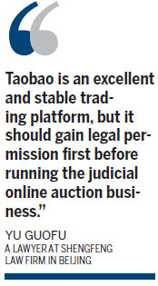 Experts doubt legality of online auction
