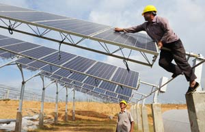 New energy provides electricity in Xinjiang