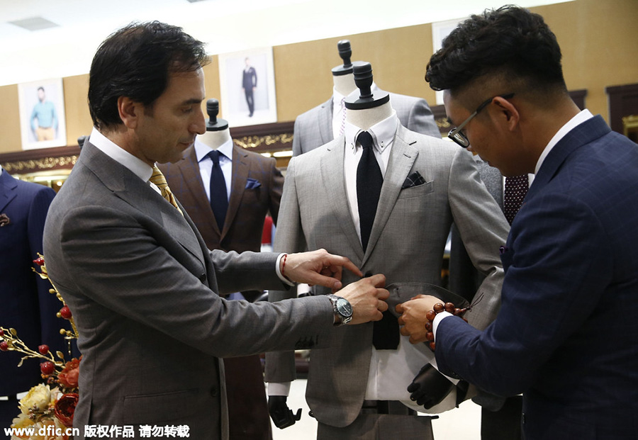 Italian designer tailors success in China