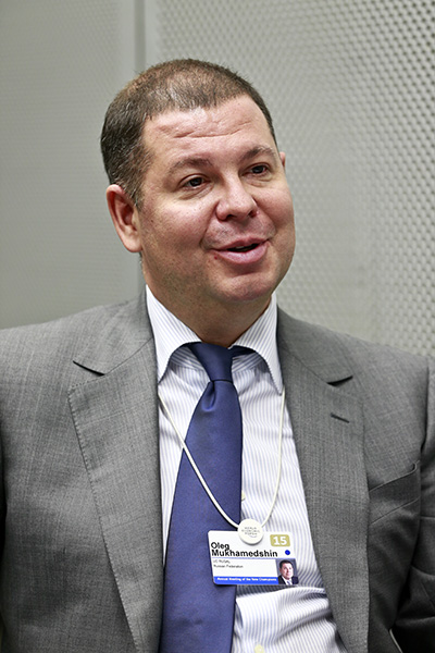 oleg mukhamedshin, deputy chief executive officer of uc rusal