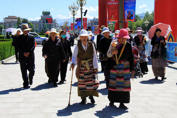 Potala Palace, 6 days before Shoten Festival