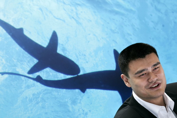 Shark fin soup is cruel: Yao Ming