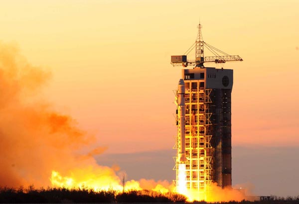 China sends two satellites into space