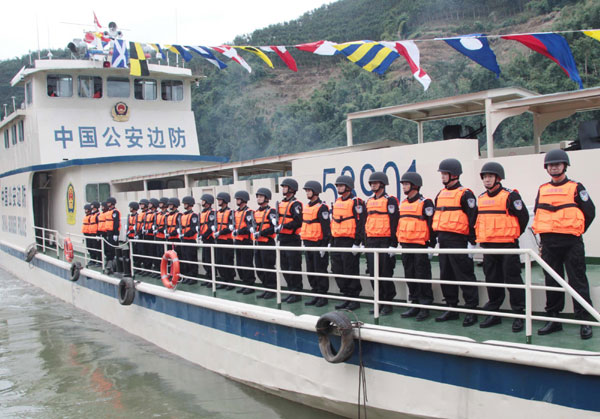 china launches joint patrols along mekong river|p