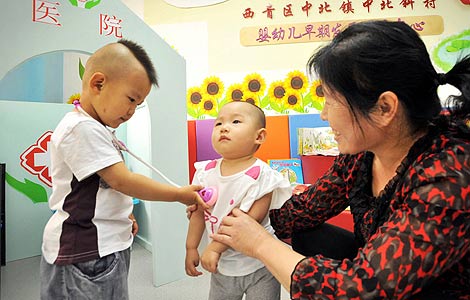 Toddlers face early lesson in harsh realities of life