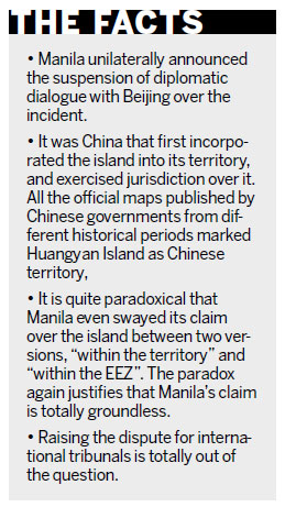 China committed to solving island issue