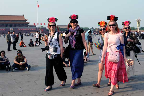 Beijing sees decline in tourists