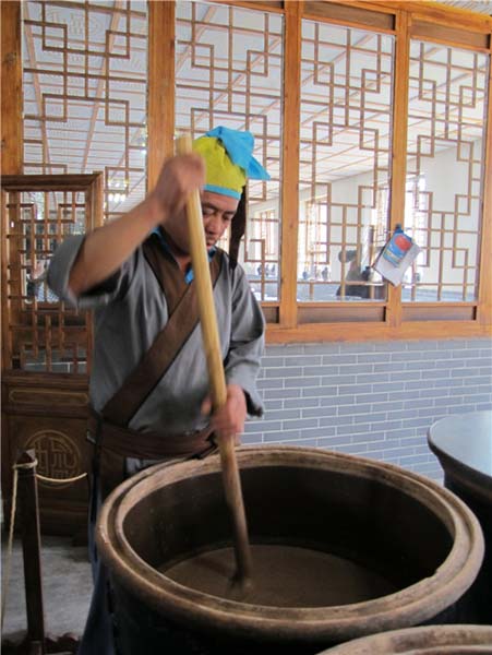 Shanxi mature vinegar still made the old way