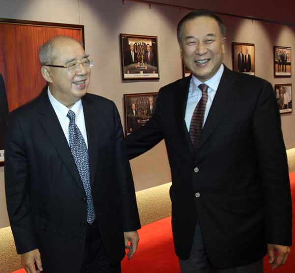 China Daily publisher meets Kuomingtang honorary chairmen