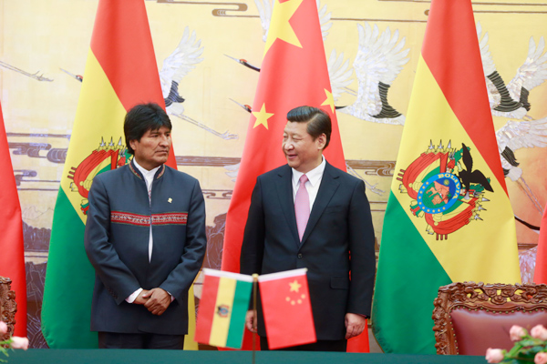 Beijing vows to boost Bolivia infrastructure