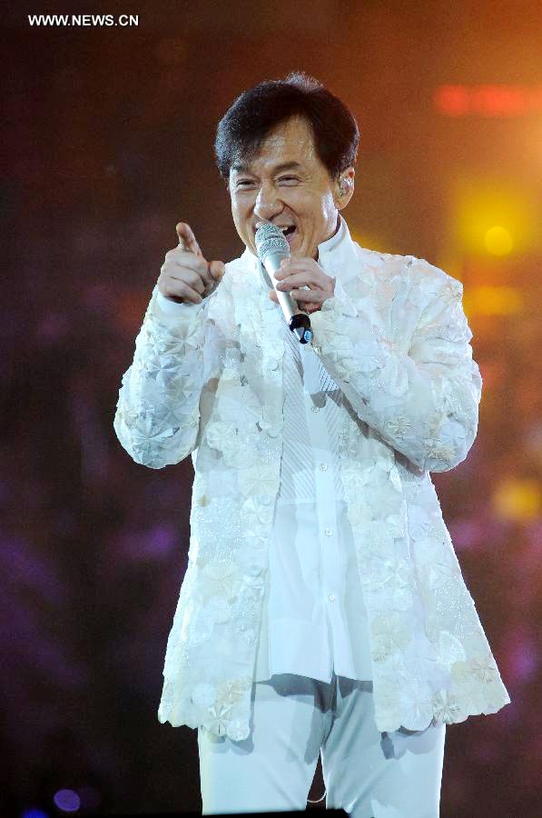Jackie Chan holds charity concert marking 60th birthday
