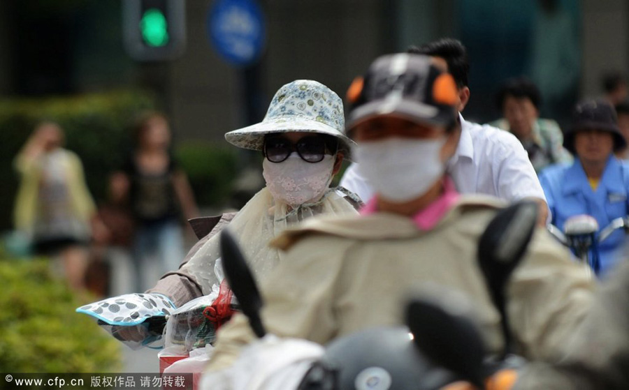East China sizzles in heatwave