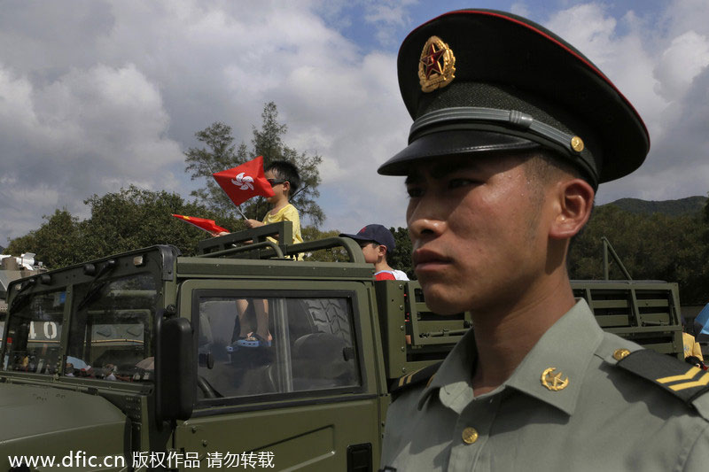 PLA Hong Kong garrison opens bases to public