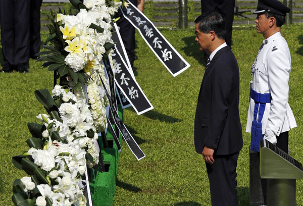 HK chief remembers anti-Japan war victory