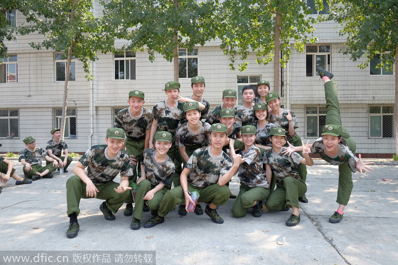 Dance students step up for military training