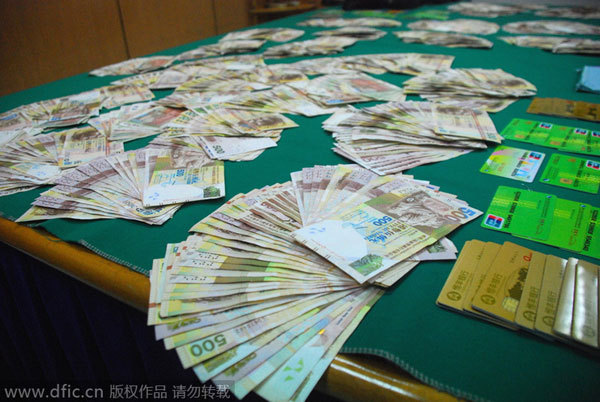 Money laundering suspects nabbed in Macao