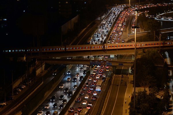 Traffic rush ahead of National Day holiday