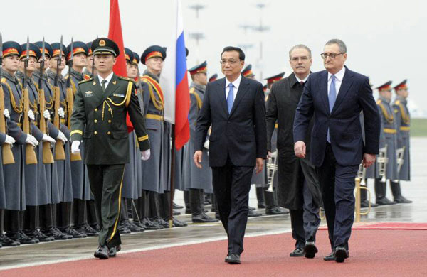 Premier Li begins his Russia visit