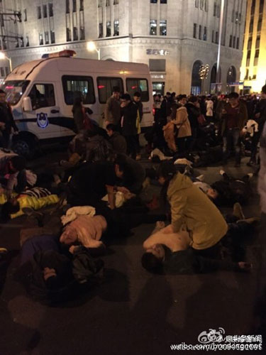 35 killed, 42 injured in New Year stampede in Shanghai