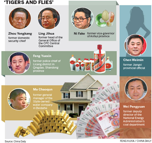 2014 year-end: Corruption crackdown