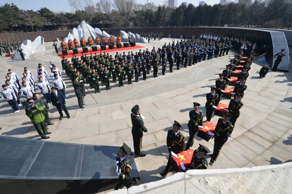 Chinese Korean War soldiers buried