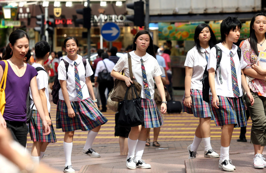 The changing look of school uniforms
