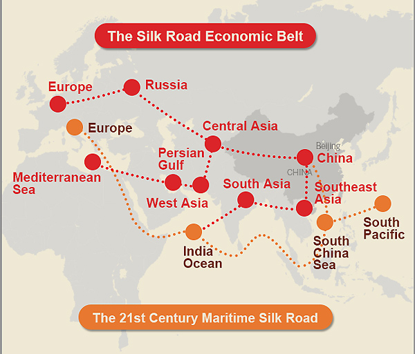 Silk Road Initiative Takes New Route On Tv Map Politics Chinadaily Com Cn
