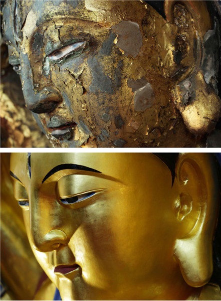 China restores 800-year-old Buddha statue