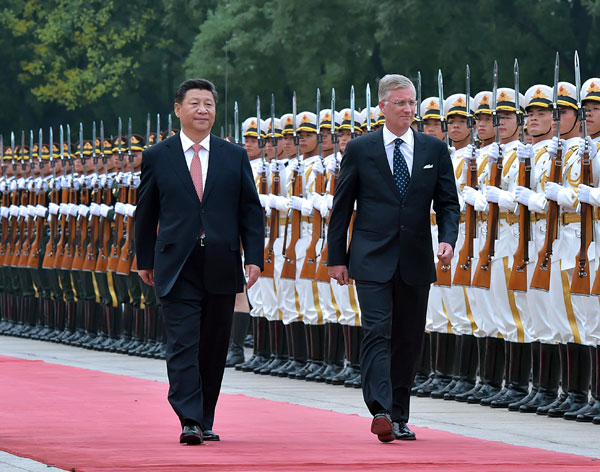 Xi eyes 'even better' China-Belgium relationship