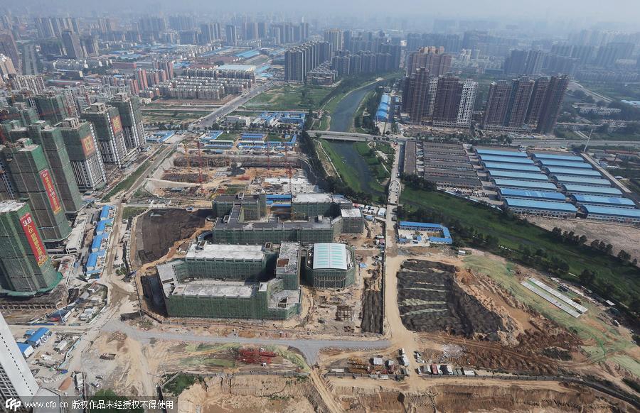 Large-scale construction makes air worse in Zhengzhou