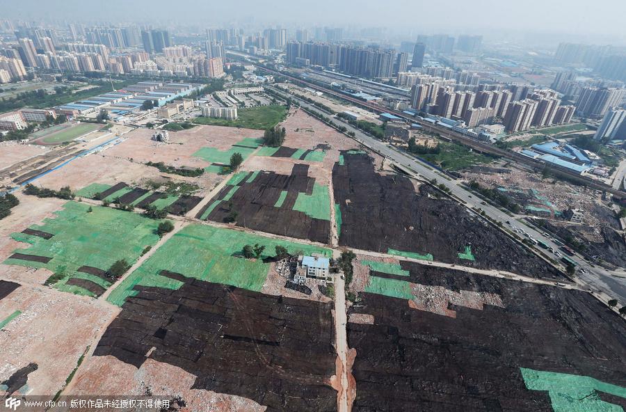 Large-scale construction makes air worse in Zhengzhou