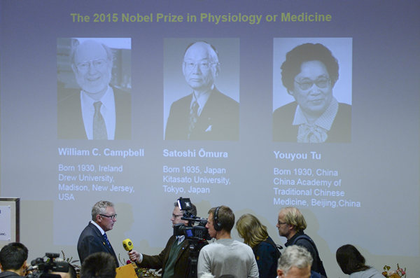 China wins first Nobel in medicine