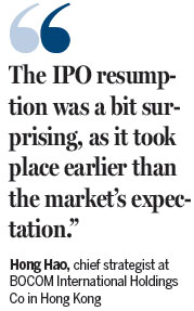 IPOs set to resume amid rebound