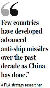 Cruise missiles are 'useful' sea defense