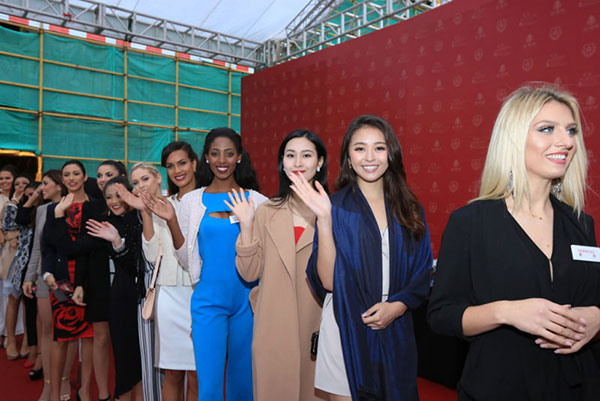 Miss World beauties add glamour to Hengqin project