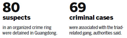Guangdong police smash triad gang