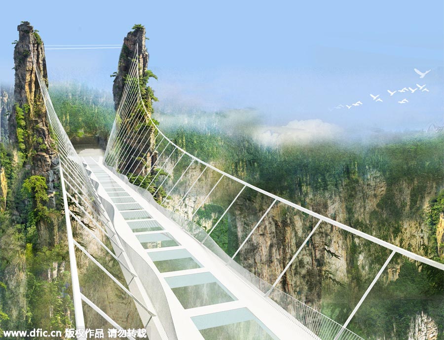 World's longest glass bridge looks for a name