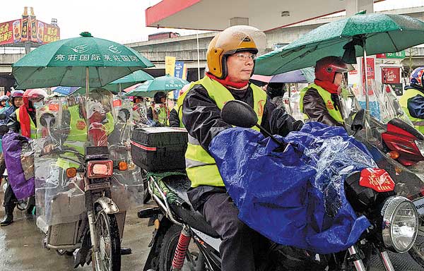 Motorcyclists warm to free journeys home