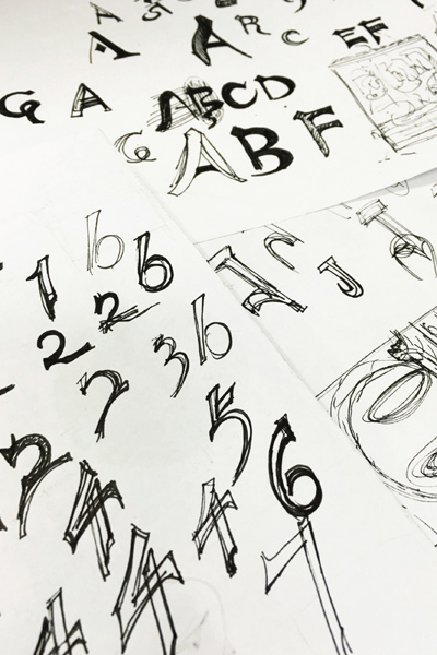 The making of China Daily's Tibetan-style English font