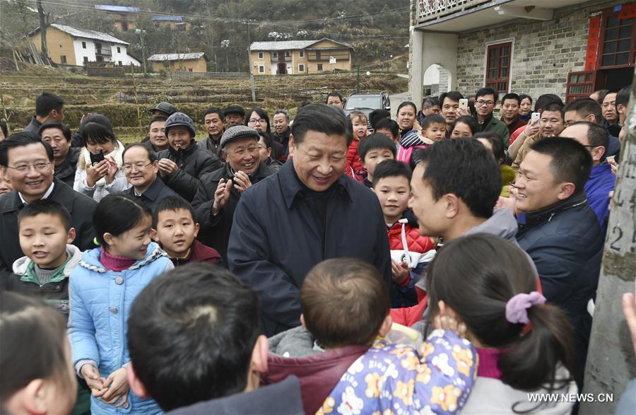 Xi visits old revolutionary base areas ahead of Spring Festival