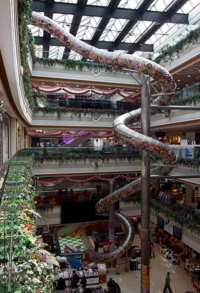 Mall appeals to our inner child to lure customers