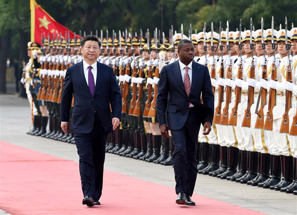 Chinese, Togolese presidents agree to upgrade cooperation