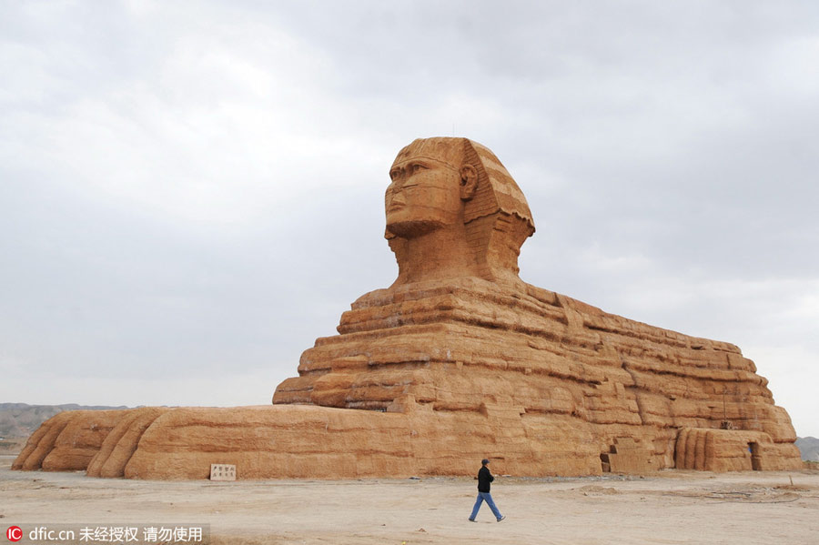 Sphinx appears along the Silk Road