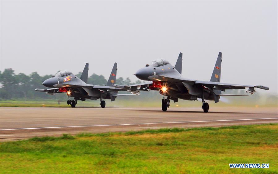 Chinese military aircraft patrol South China Sea